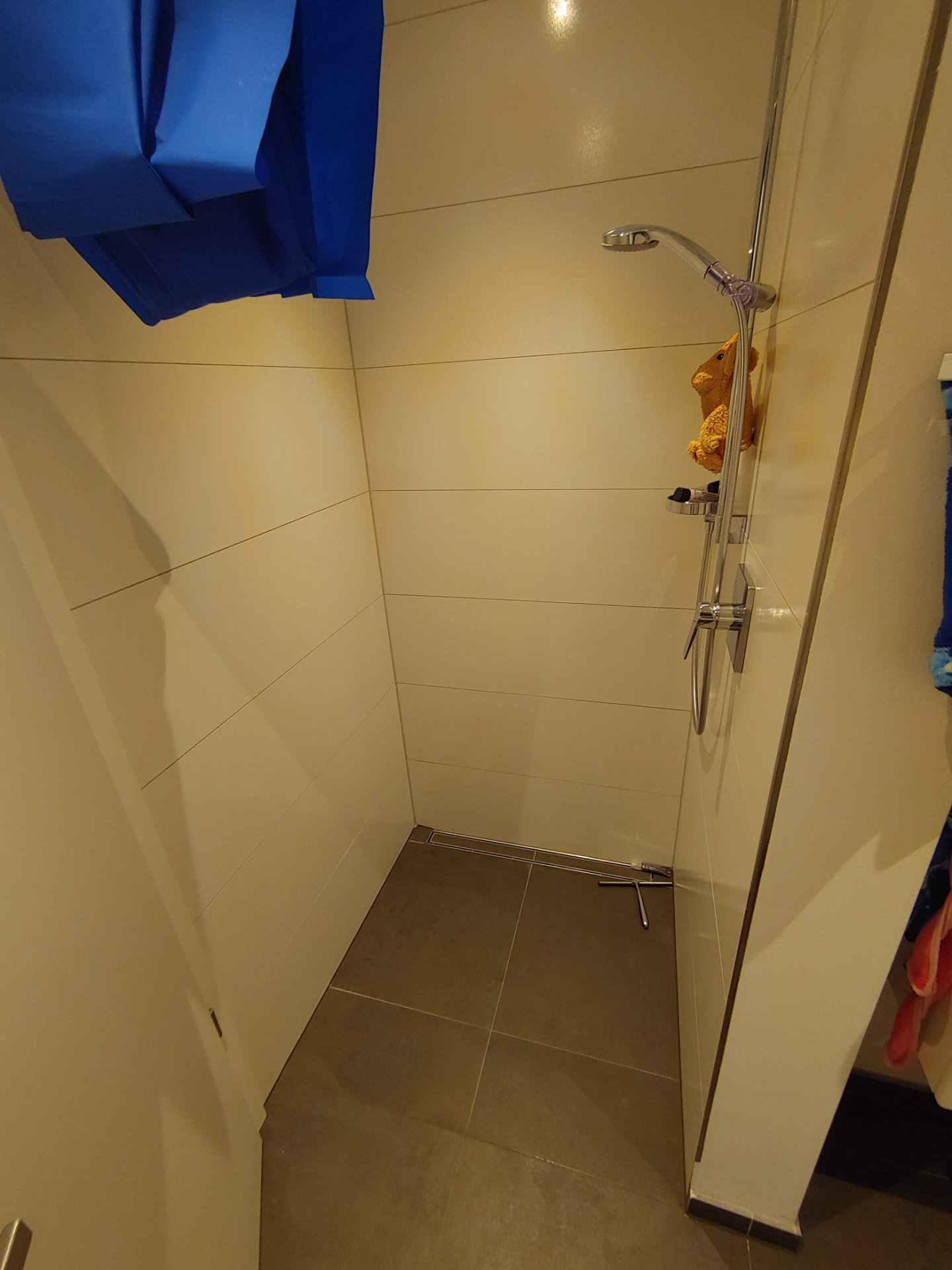 Einstiegsbreite Dusche und Entscheidungshilfe Duschtür